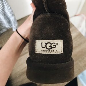 Chocolate brown UGG boots